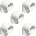 5PCS 1 Inch White PVC 90 Degree Elbow Adapter Pipe Fittings 2 Way Right Angle by HayEastdor