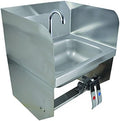 BK Resources NSF Commercial Wall Mounted Hand Sink, Knee Valves, Side Splash by BKResource