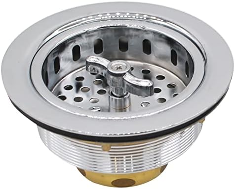 Westbrass CO2195-26 COMBO PACK 3-1/2" Wing Nut Twist Style Large Kitchen Sink - Image 3