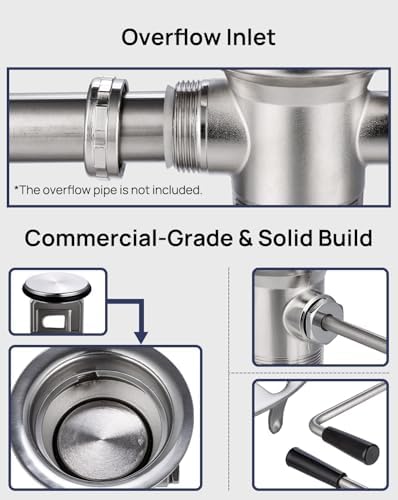 3-1/2" Commercial Sink Drain - Image 3