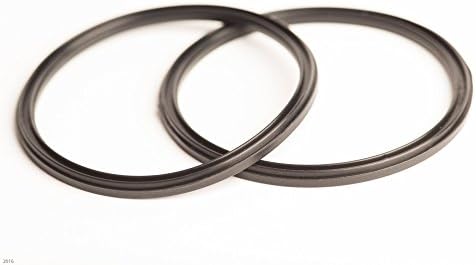 2 Pack New OEM Replacement Rubber Lid Seals - Image 2
