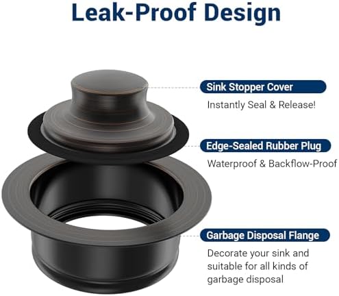 Kitchen Sink Flange Stopper ORB - Image 3
