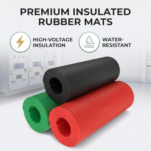 Industrial Rubber Insulation Mat, Anti Electrocution Pad - Image 3