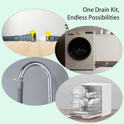 Marekineko-Universal Washing Machine Drain Hose Extension & Portable Washer - Image 6