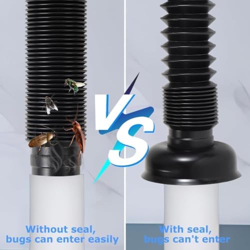 Bathroom Sink Drain Kit, Flexible Sink Drain Pipe - Image 5