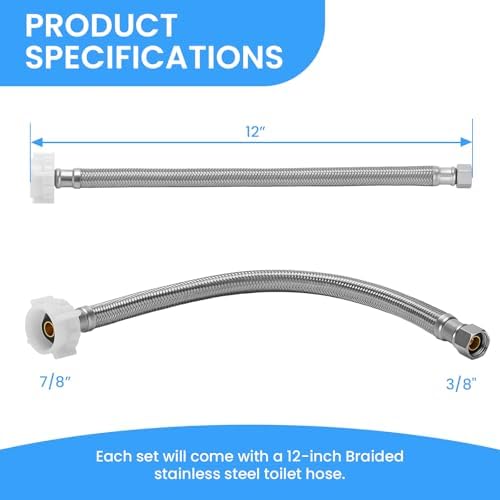 3" RV Toilet Flange & Seal Kit w/12 Hose - Image 5