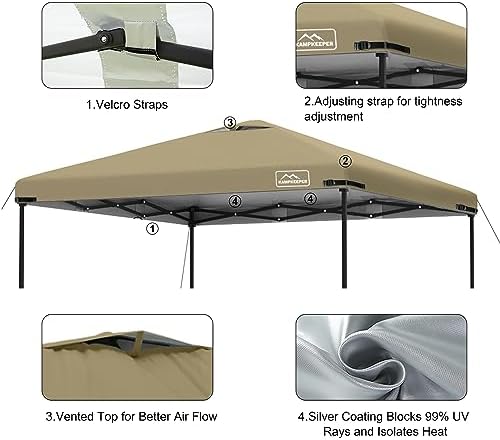10x10 Replacement Top Pop Up Canopy Tent Cover Roof - Image 5