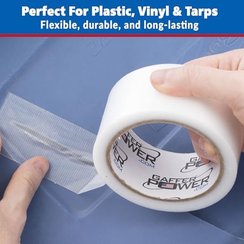 Gaffer Power Clear Repair Tape 2” x 20 Yards – Semi-Transparent Waterproof Duct - Image 5