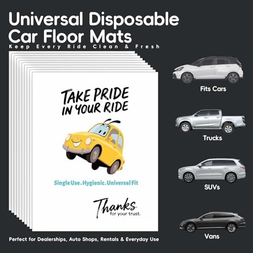 LABBYWAY 100Pcs Disposable Paper Floor Mats - Image 5