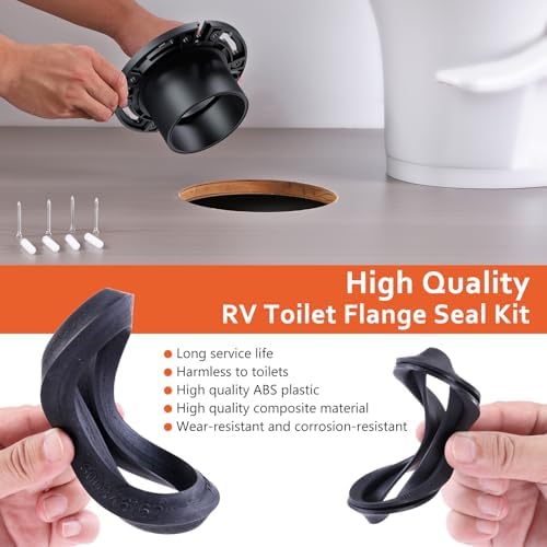 RV Toilet Seal and 3'' Floor Flange Kit - Image 4