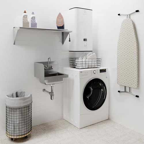 Stainless Steel Wall Mounted Hand Sink 17 in. x 15 in. - Image 6