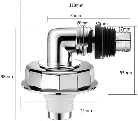1Pcs Washing Machine Floor Drain Joint Double Purpose Pipe Connector Sewer - Image 2