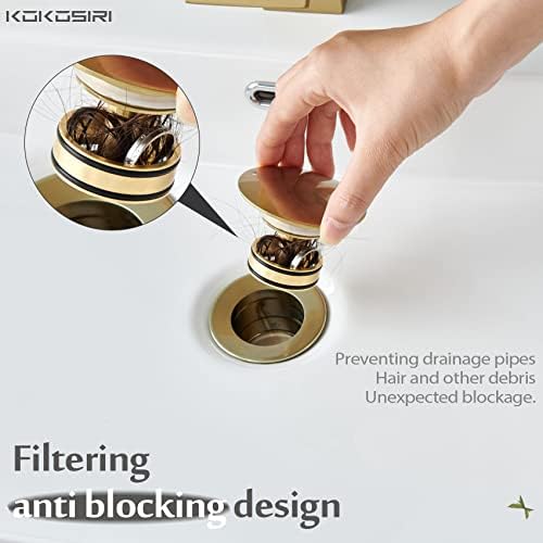 KOKOSIRI Pop Up Sink Drain - Image 5