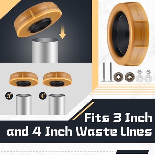 Marsui 4 Pack Toilet Wax Ring Kit - Image 4