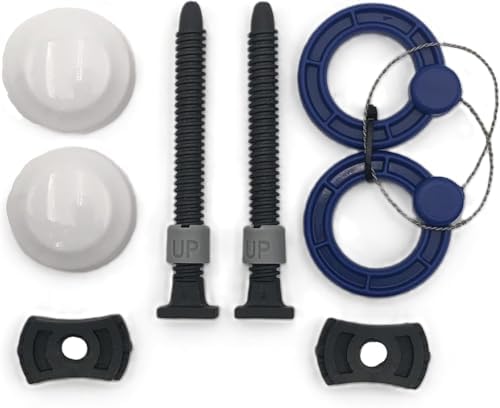 One-N-Done Premium 3.75" Toilet Bolts: Toilet Flange Repair Kit, Locking Bolt by One-N-Done