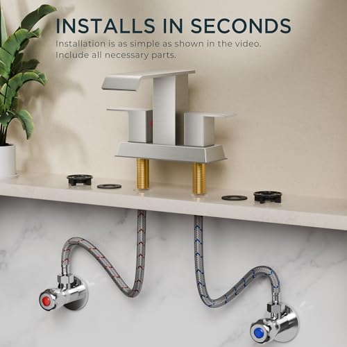 FORIOUS Bathroom Faucets 3 Hole - Image 4