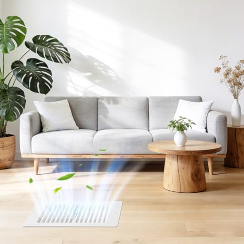 Floor Vent Covers, Floor Register 6x10, 5 Pack Adjustable Plastic Vent Covers - Image 3