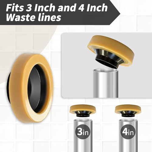 Thick Toilet Wax Ring 8 Pack - Image 4