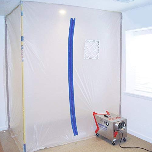 ZIP-UP 84" x 3" Cloth Zipper Door Twin Pack, Self Adhesive, Tight Seal - Image 6