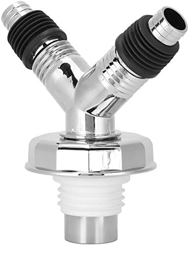 Y Pipe Connector Floor Drain Adapter PVC 2.8x1.6x0.8in Washing Machine Drain by Unknown