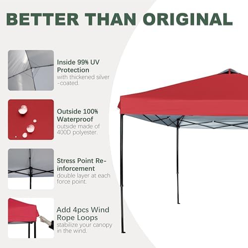 12x12 Canopy Replacement Top - Image 3