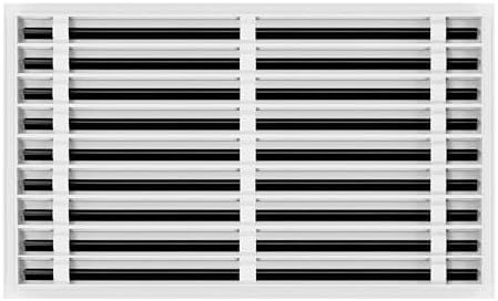 BUILDMART - 30x18 Modern AC Vent Cover - Decorative White Aluminum Air Vent - - Image 2