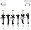 Heavy Duty Toilet Seat Fastener Bolt Kit, Toilet Seat Screws Replacement Kit by Unknown