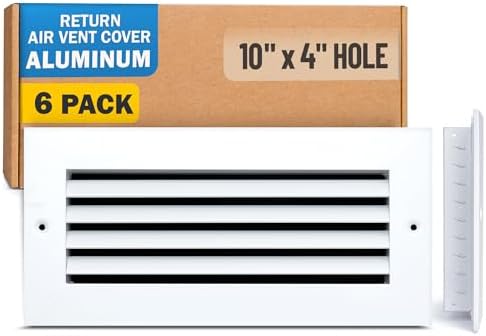 Fits 10x4 Hole | Aluminum Return Air Grille by Handua | Vent Cover Grill by Handua