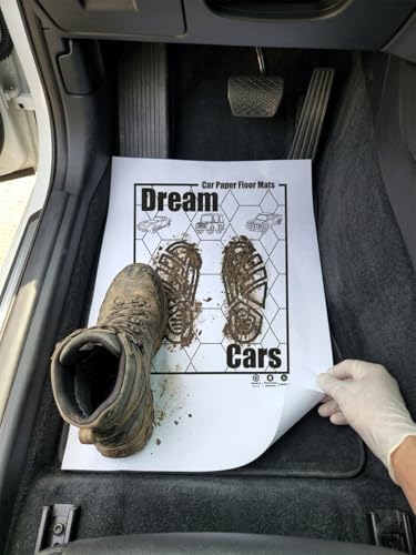 Car Paper Floor Mats Disposable, All-Weather Mats, Waterproof Trim-to Fit - Image 3