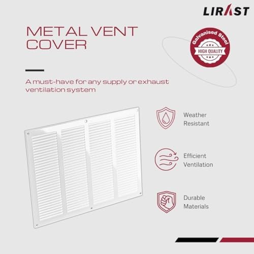 14x10 Vent Cover with Built-in Screen - Image 2