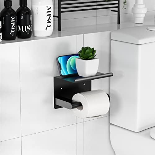 GLNLQ Matte Black Toilet Paper Holder - Image 6