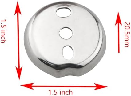 Towel Bar Replacement Parts, 1.51/0.8 Inch Stainless Steel Screw Kit, - Image 2
