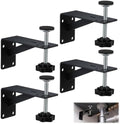 4 PCS Black Undermount Sink Brackets, Adjustable Undermount Sink Support Under by Unknown