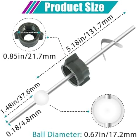 6 Pcs Lavatory Pop Up Center Piece Assemblies Compatible - Image 3