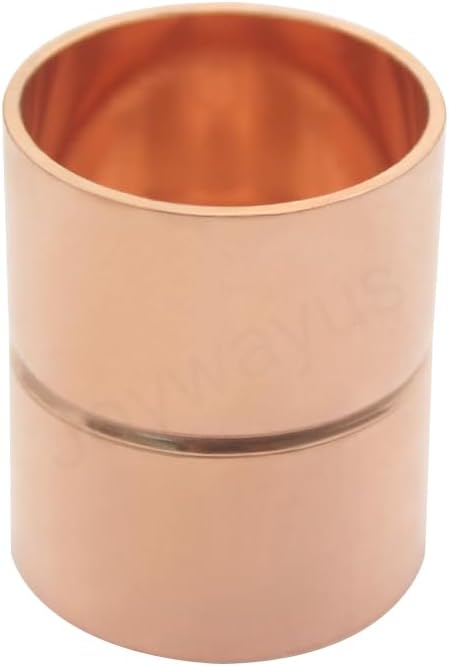 Joywayus 1PCS 1-1/2" Copper Coupling - Image 3