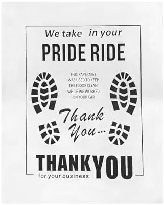 50PCS 16 x 20 Car Paper Floor Mat, Disposable Kraft Paper Vehicle Floor Foot - Image 7