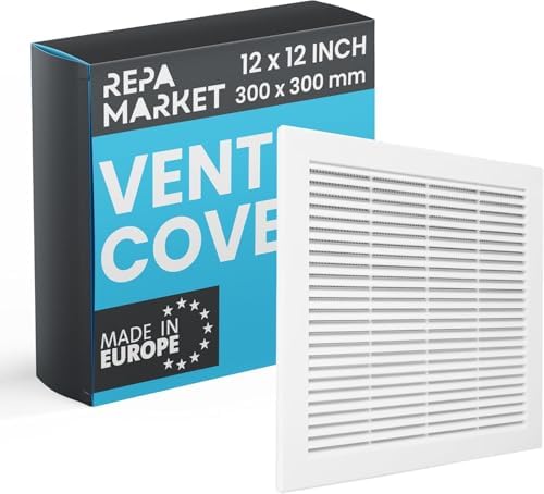 Repa Market 12 x 12 Inch White Square Air Vent Cover by RepaMarket