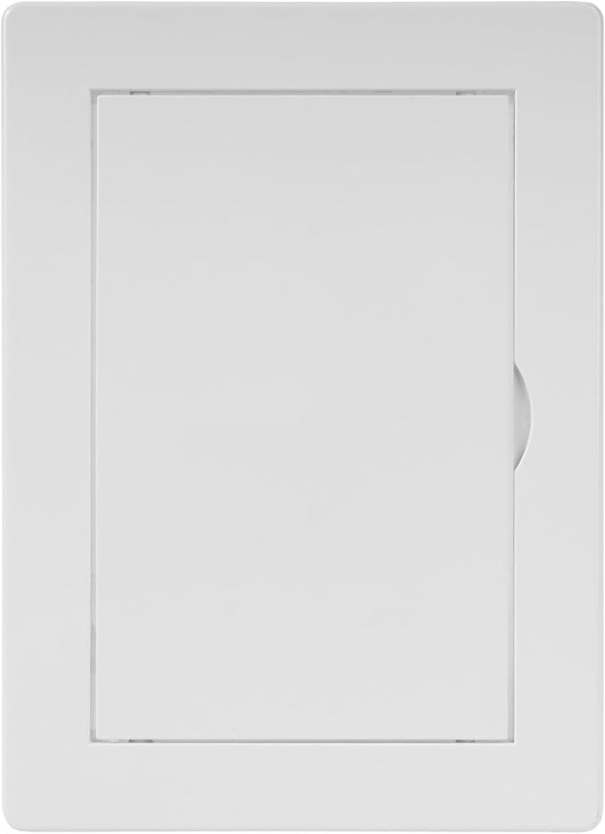 4x6 Inch White Access Panel for Drywall – ABS Plastic Square Wall, Ceiling by HVACOV
