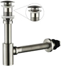 Bathroom Sink P-Trap Complete Set Adjustable Threaded Tube 1-1/4 Bottle Trap by GORDEE