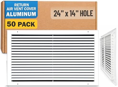 Fits 24x14 Hole | Aluminum Return Air Grille by Handua | Vent Cover Grill by Handua