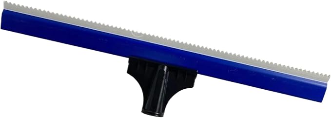 Epoxy Floor Squeegee with Notched Rubber Blade, Soft Rubber Rake - Image 2