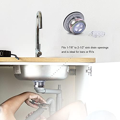 Stainless Steel Shower Strainer Assembly W/Flat Grid Strainer - Image 5