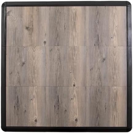 Flooring Inc's 3/8" Thick Interlocking Lightweight Plastic Practice Dance Floor by IncStores