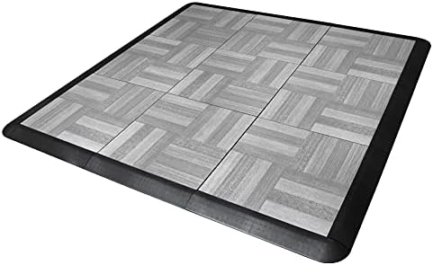 SnapLock Portable Dance Floor Kit, Oak Finish, 9 Sq Ft - Image 2