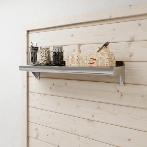 AmGood 6 in. x 24 in. Stainless Steel Wall Mount Shelf - Image 6