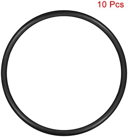 uxcell Nitrile Rubber O-Rings 41mm OD 37mm ID 2mm Width, Metric Sealing Gasket - Image 2