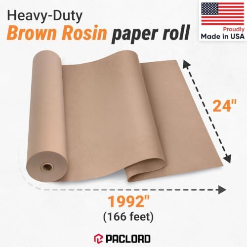 Floor Protection Natural Brown Rosin Paper 24" x 166 ft - Image 2