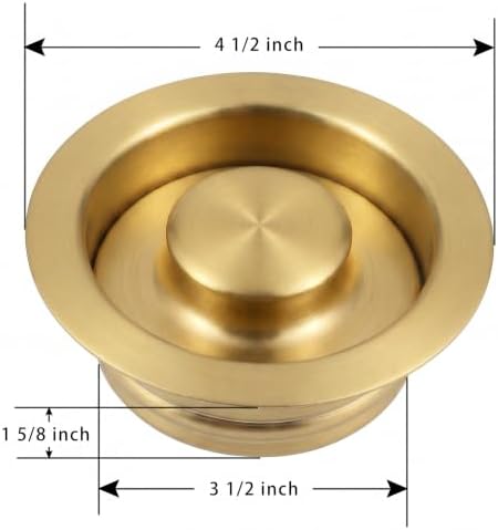 LQS Kitchen Sink Garbage Disposal Flange and Sink Stopper, fit 3-1/2 Inch - Image 5