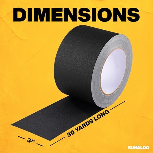 Gaffers Tape Heavy Duty, Easy Rip, No Residue | Black - Image 6