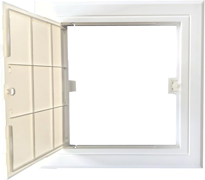 Fengze 4.7 x 4.7 Inch White ABS Plastic Access Panel - Image 6